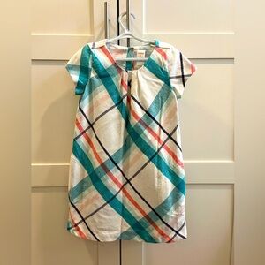 Gymboree plaid shift dress size 6